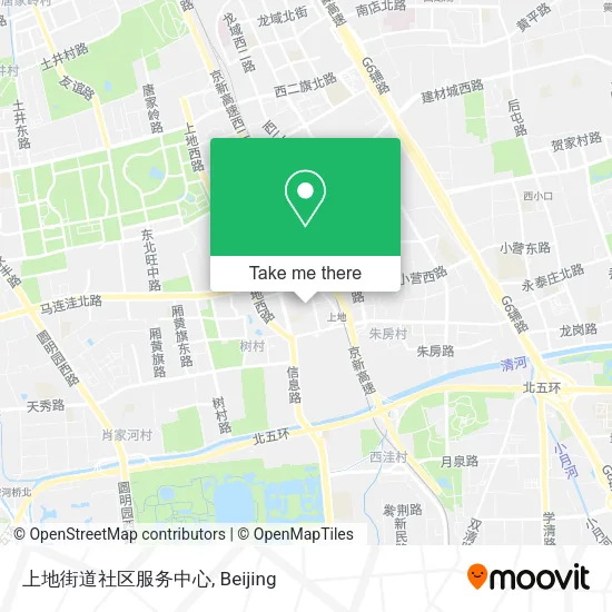 上地街道社区服务中心 map