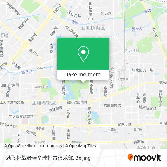 劲飞挑战者棒垒球打击俱乐部 map
