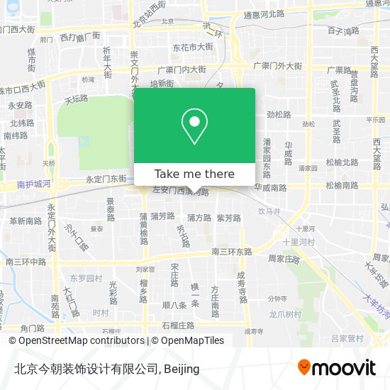 北京今朝装饰设计有限公司 map