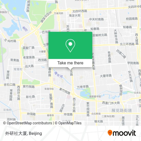 外研社大厦 map