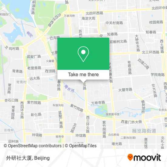 外研社大厦 map