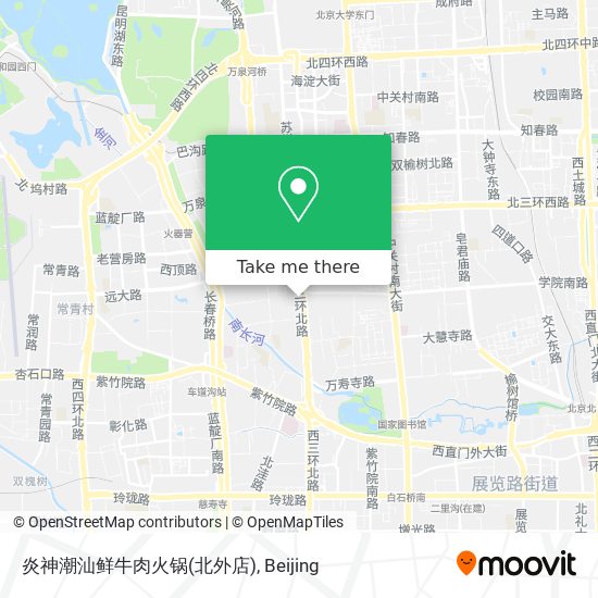 炎神潮汕鲜牛肉火锅(北外店) map
