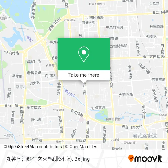 炎神潮汕鲜牛肉火锅(北外店) map