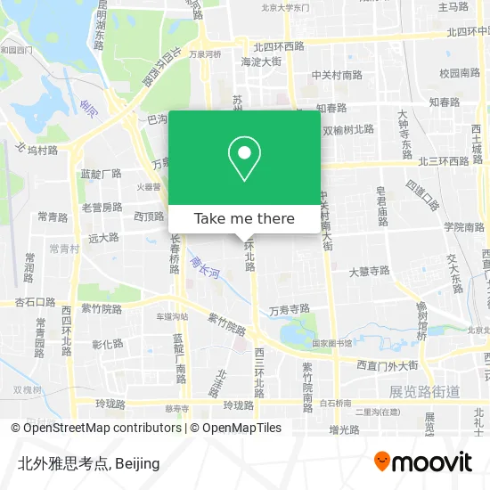 北外雅思考点 map