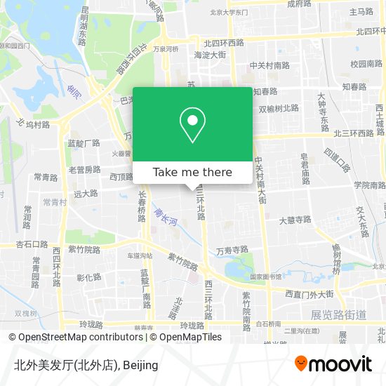 北外美发厅(北外店) map