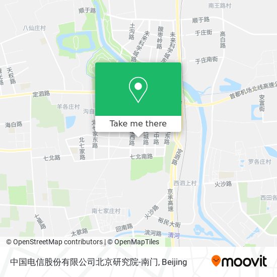 中国电信股份有限公司北京研究院-南门 map