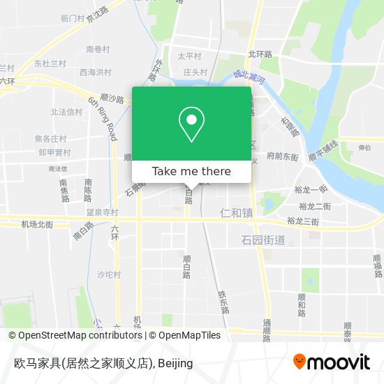 欧马家具(居然之家顺义店) map