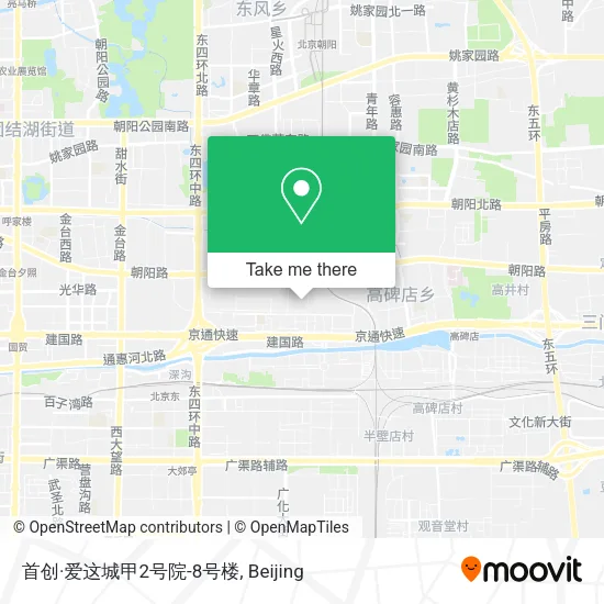 首创·爱这城甲2号院-8号楼 map