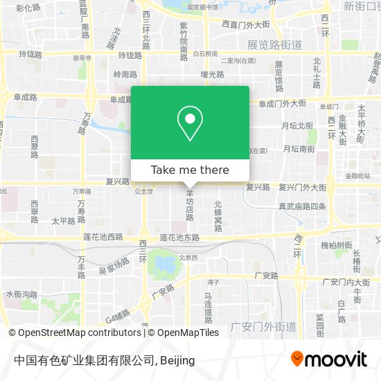中国有色矿业集团有限公司 map