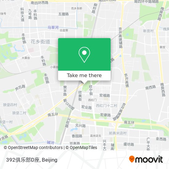 392俱乐部D座 map