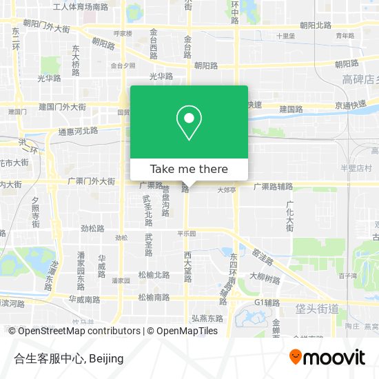 合生客服中心 map