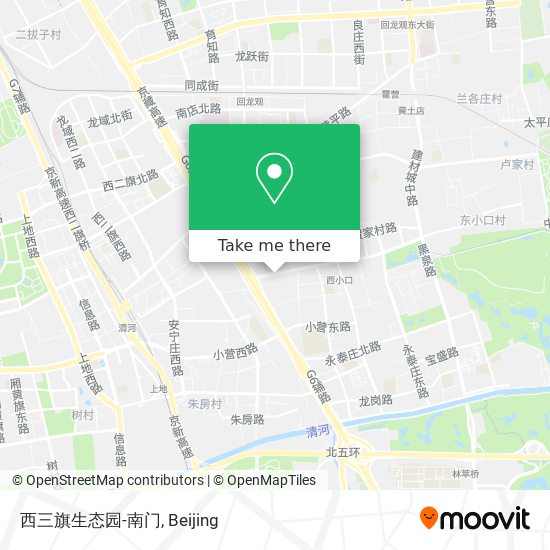西三旗生态园-南门 map