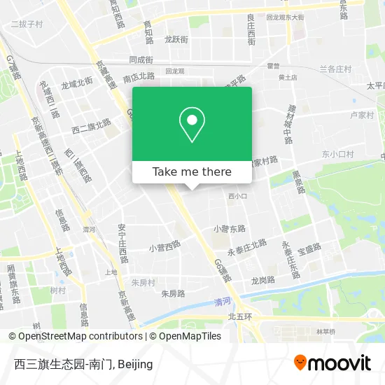 西三旗生态园-南门 map