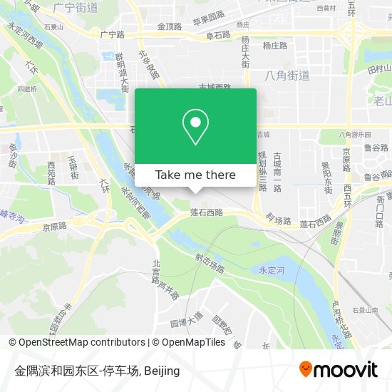 金隅滨和园东区-停车场 map