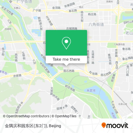 金隅滨和园东区(东2门) map