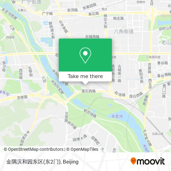 金隅滨和园东区(东2门) map