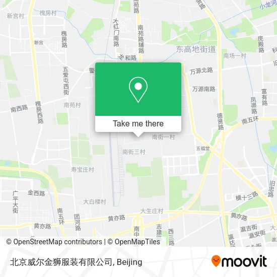 北京威尔金狮服装有限公司 map