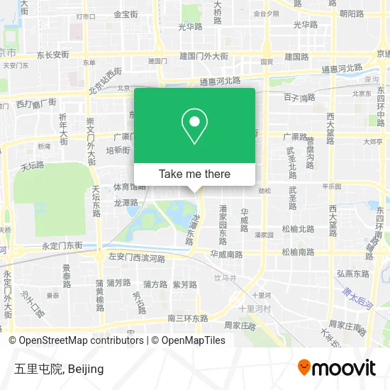 五里屯院 map