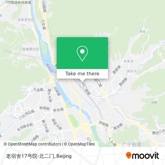 老宿舍17号院-北二门 map