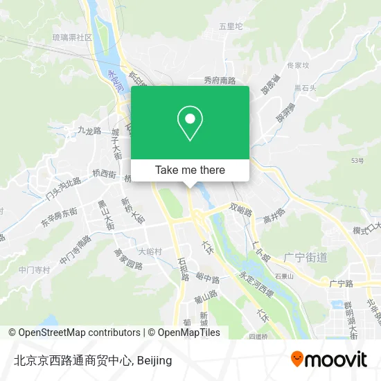 北京京西路通商贸中心 map