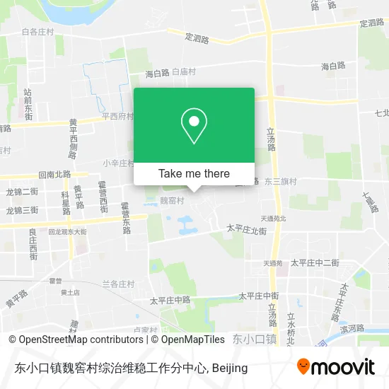 东小口镇魏窖村综治维稳工作分中心 map