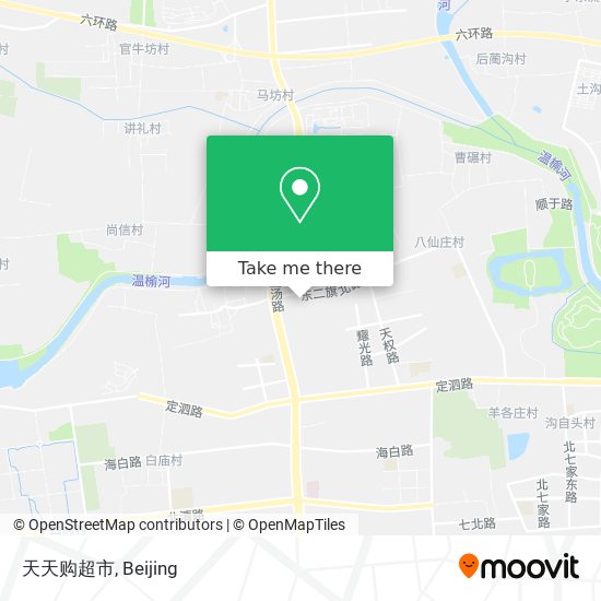天天购超市 map