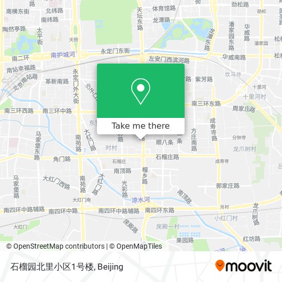 石榴园北里小区1号楼 map