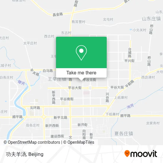 功夫羊汤 map
