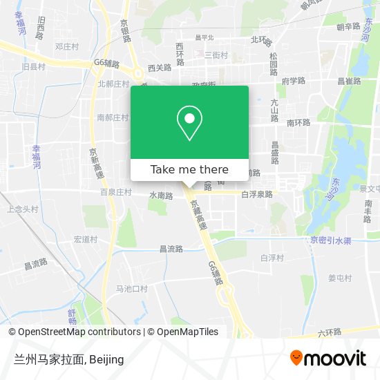 兰州马家拉面 map