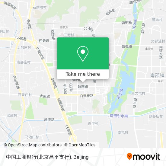 中国工商银行(北京昌平支行) map
