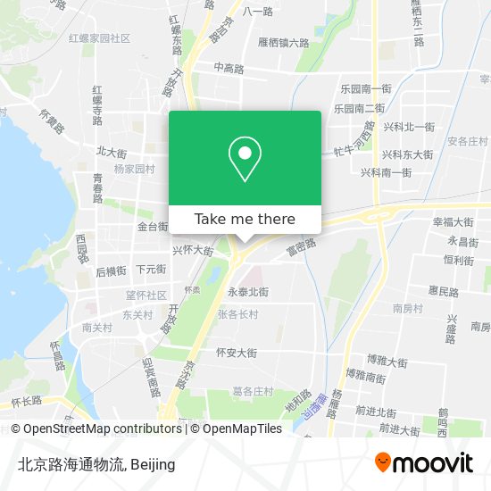 北京路海通物流 map