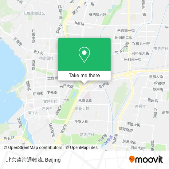 北京路海通物流 map