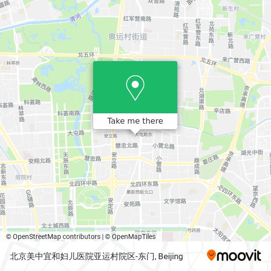 北京美中宜和妇儿医院亚运村院区-东门 map