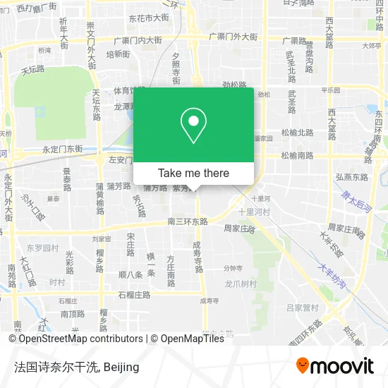 法国诗奈尔干洗 map