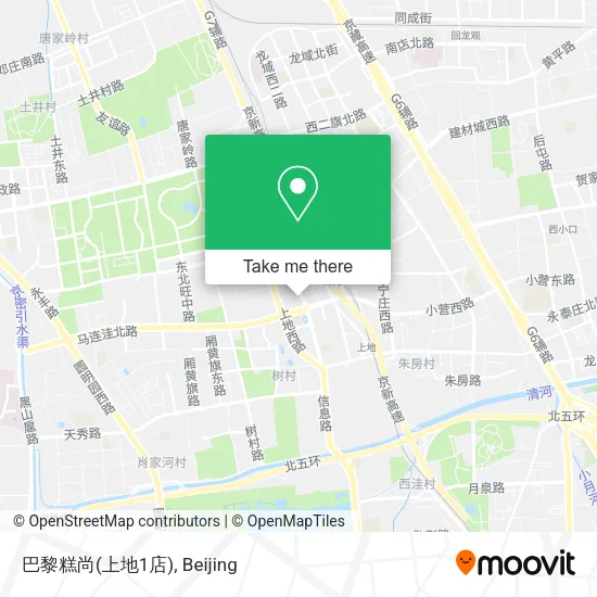 巴黎糕尚(上地1店) map
