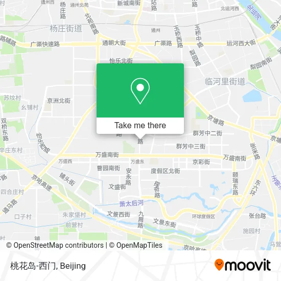 桃花岛-西门 map