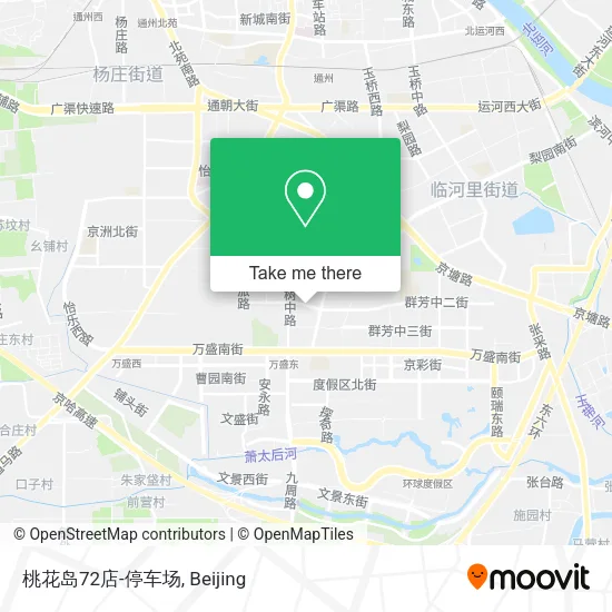 桃花岛72店-停车场 map