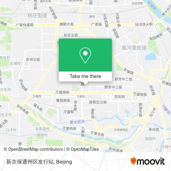 新京保通州区发行站 map