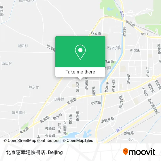 北京惠幸建快餐店 map