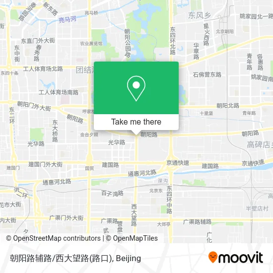 朝阳路辅路/西大望路(路口) map