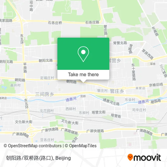 朝阳路/双桥路(路口) map