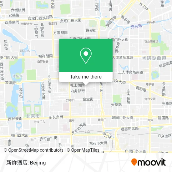 新鲜酒店 map