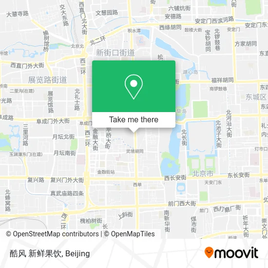 酷风 新鲜果饮 map