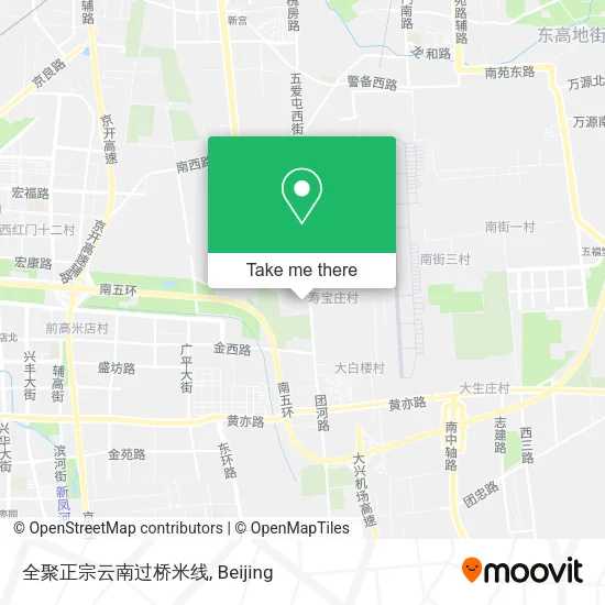 全聚正宗云南过桥米线 map