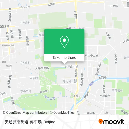 天通苑南街道-停车场 map