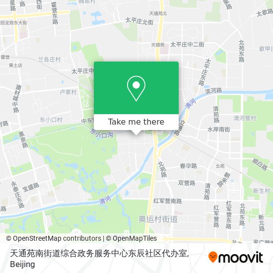 天通苑南街道综合政务服务中心东辰社区代办室 map