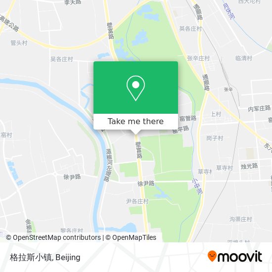 格拉斯小镇 map