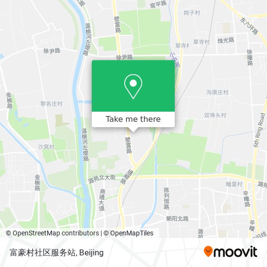 富豪村社区服务站 map