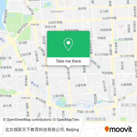 北京领驭天下教育科技有限公司 map