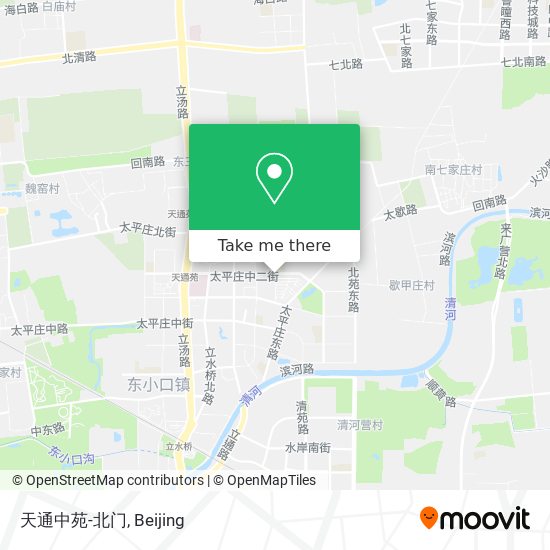 天通中苑-北门 map